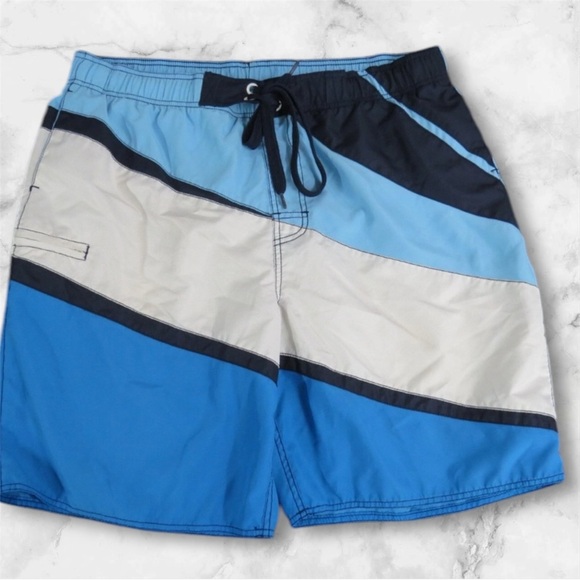 Lanesboro Men's Blue fast drying Swim Shorts sz XXL nwt, 014 - Picture 1 of 2
